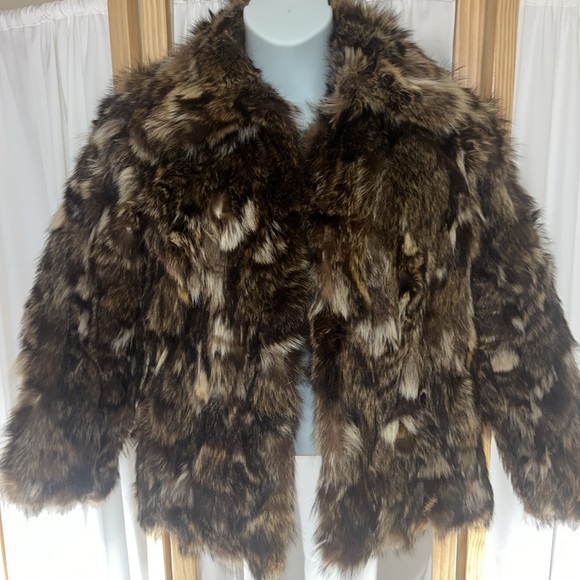 Vintage Jackets & Blazers - Genuine Fur Bomber Style Coat Size Small Medium Vintage Frankenberger’s